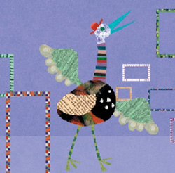 絵本作家・立本倫子（コロボックル） ジークレー版画 サーカス