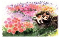 花模様に包まれて…