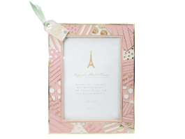 エナメルフレーム/コラージュ/ピンク