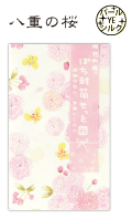 わいぶちさちこ祝祝　ぽち封筒セット　八重のさくら