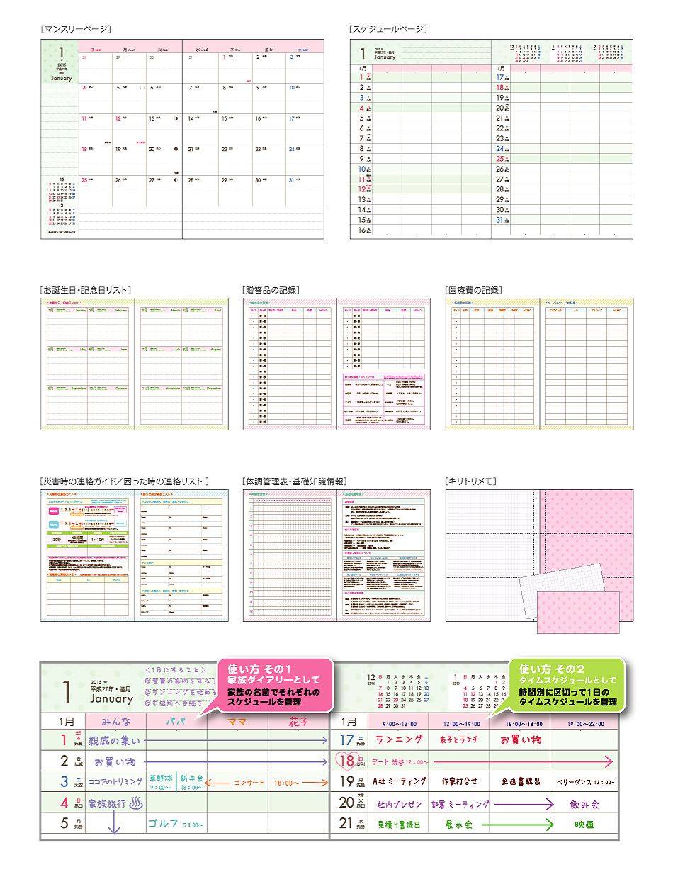 2015家族ダイアリー